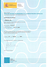 ENTIDAD COLABORADORA DE LA ADMINISTRACION HIDRAULICA (ECAH) COMO LABORATORIO DE ENSAYO